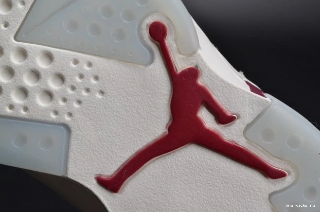 Rep white Retro Jordan Maroon 384664-116 Air 6 0711